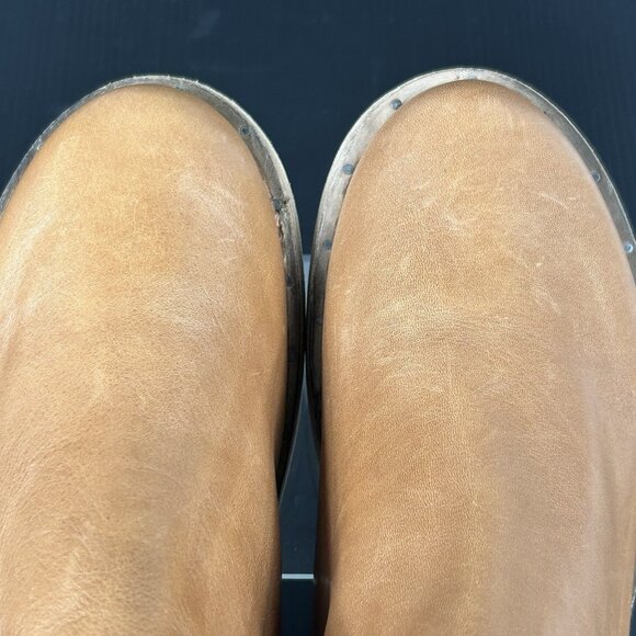 Beek Womens Sz 6‎ Falcon Ankle Bootie Chestnut Leather Zip Anthropologie - Picture 6 of 12